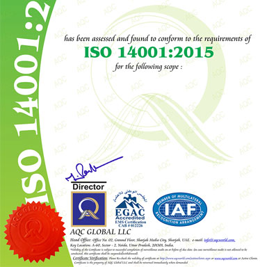 Environment Certificate